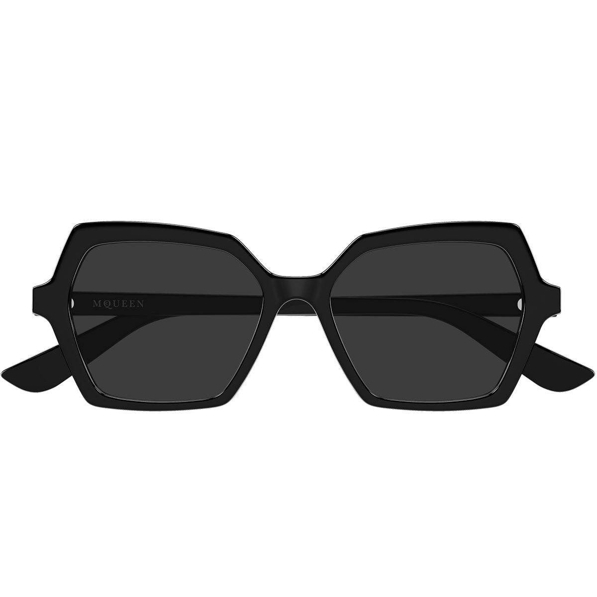 Alexander McQueen Occhiali da Sole AM0537S 001 Nero/Grigio Donna