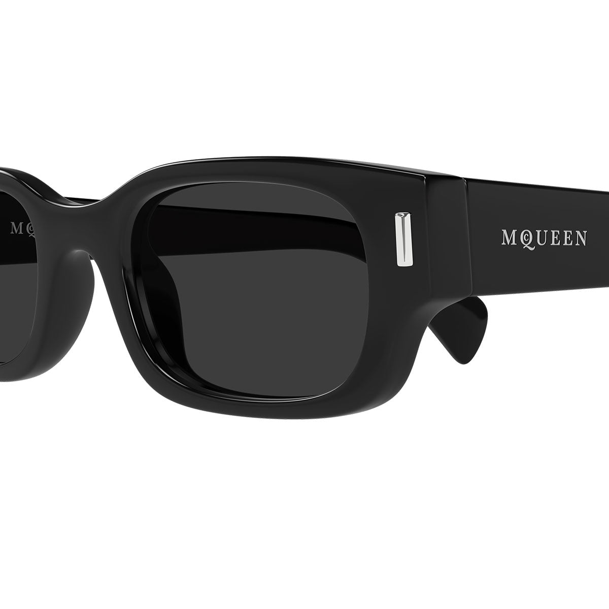 Alexander McQueen Occhiali da Sole AM0549S 001 Nero/Grigio Donna