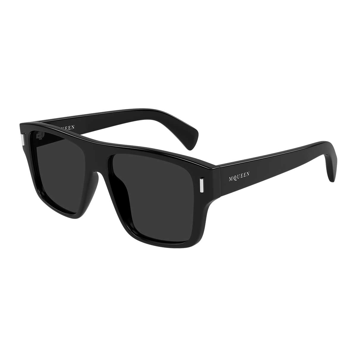 Alexander McQueen Occhiali da Sole AM0550S 001 Nero/Grigio Uomo