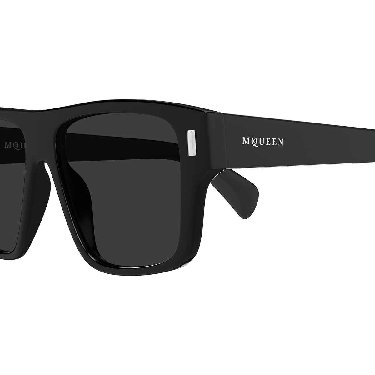 Alexander McQueen Occhiali da Sole AM0550S 001 Nero/Grigio Uomo
