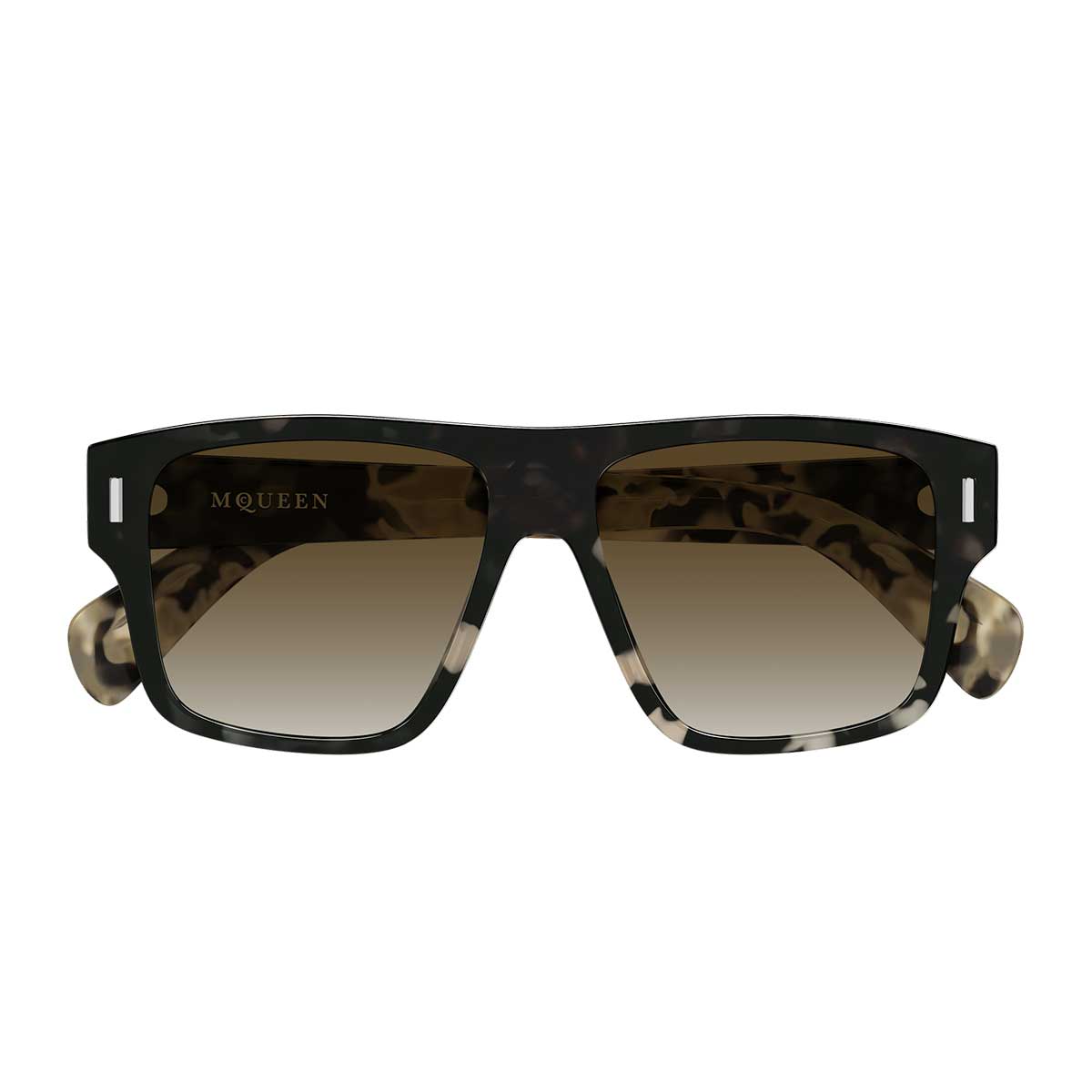 Alexander McQueen Occhiali da Sole AM0550S 002 Marrone/Marrone Uomo