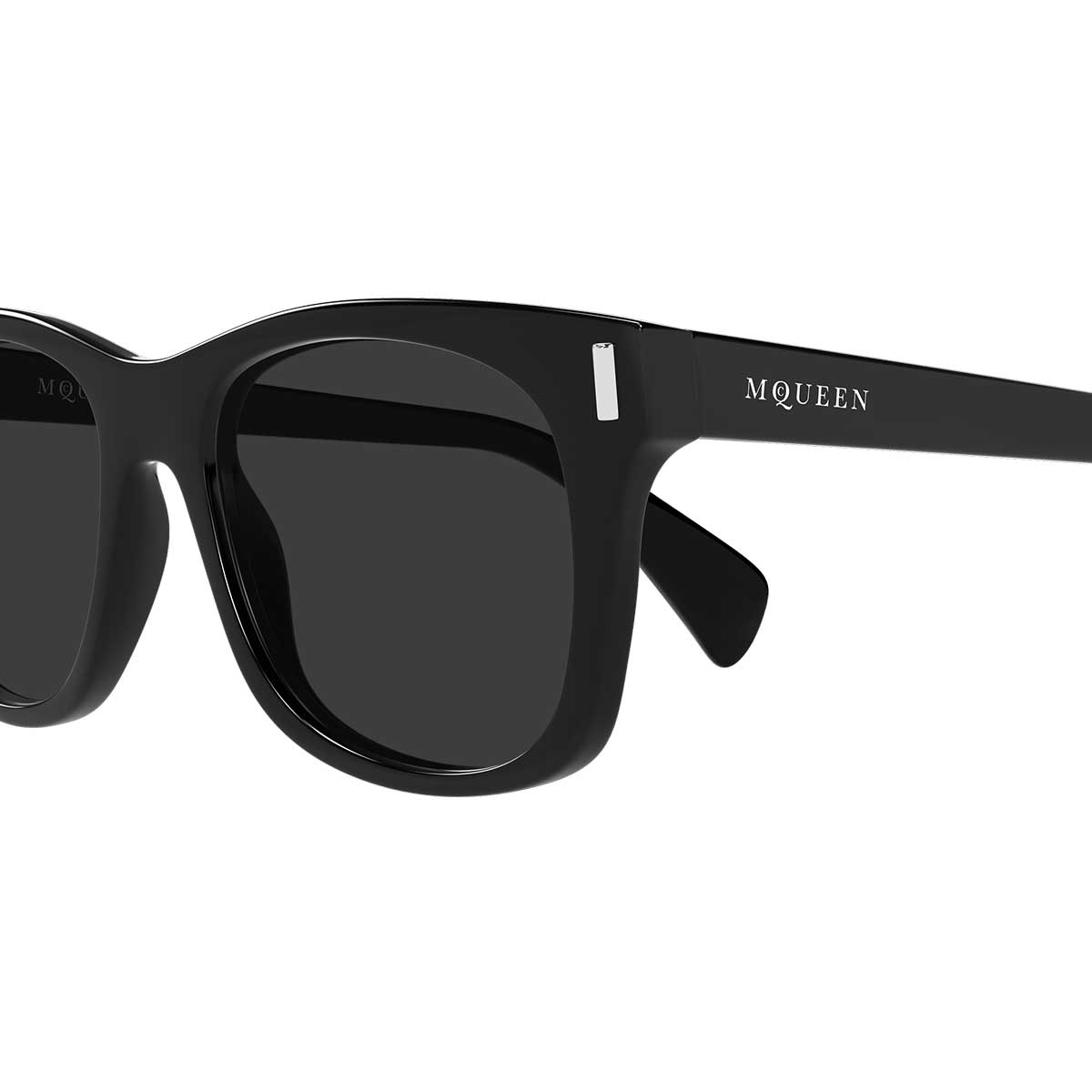 Alexander McQueen Occhiali da Sole AM0551S 001 Nero/Grigio Uomo