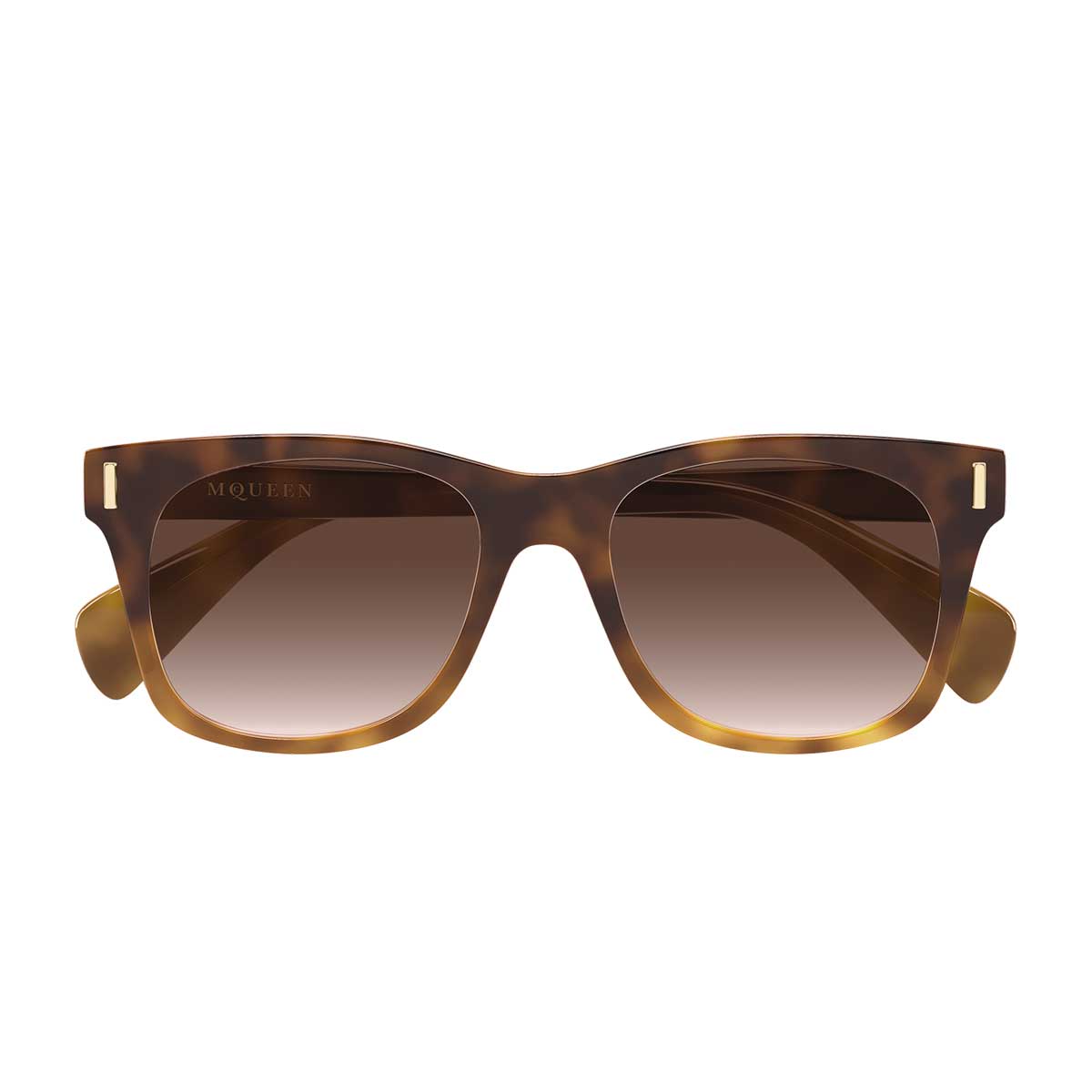 Alexander McQueen Occhiali da Sole AM0551S 002 Marrone/Marrone Uomo