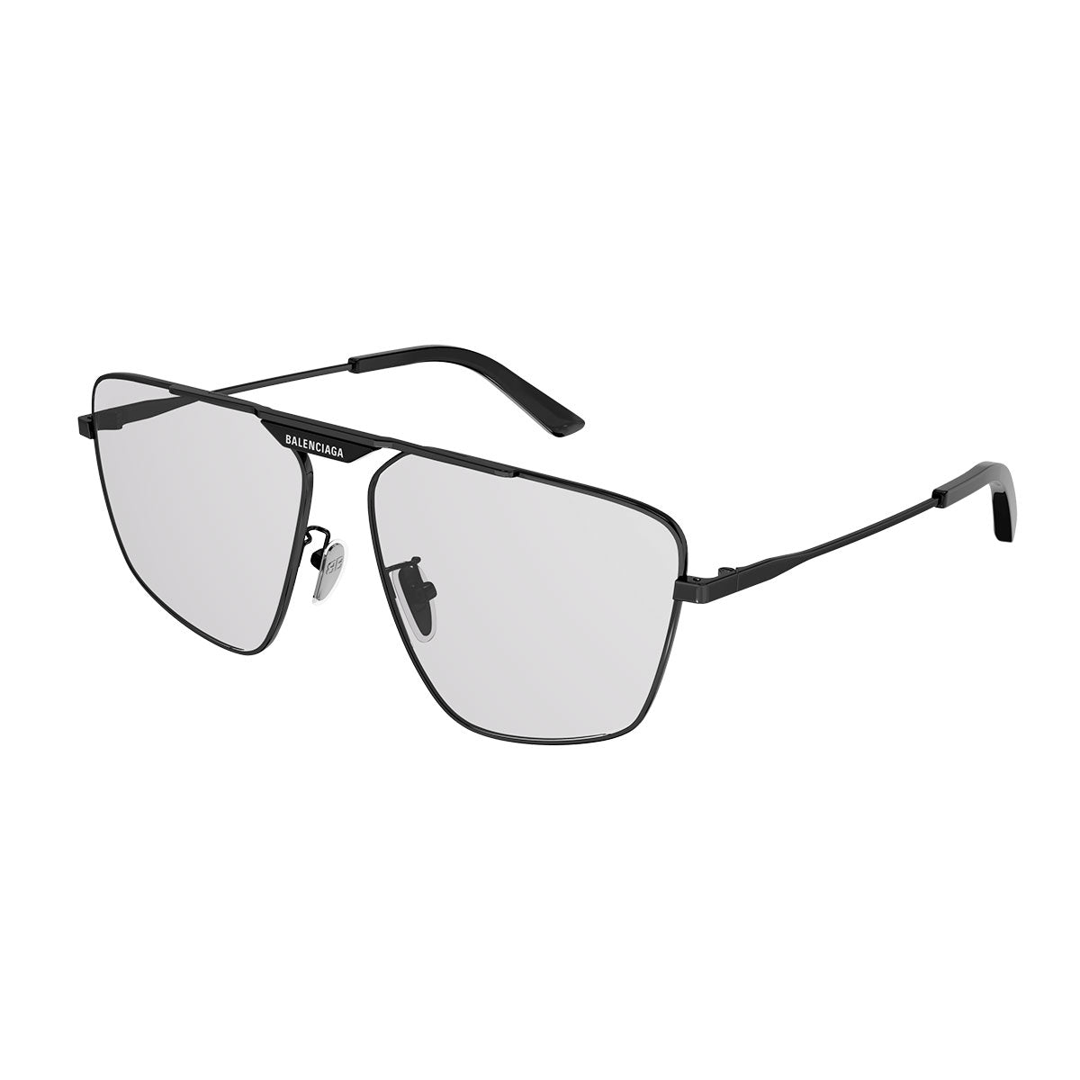 Balenciaga Occhiali da Sole BB0246SA 004 Grigio/Grigio Chiaro Uomo