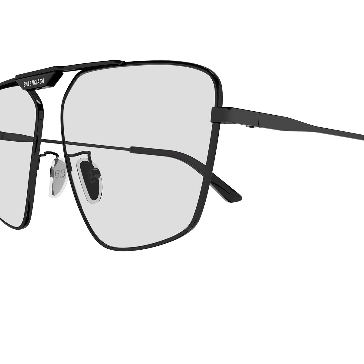 Balenciaga Occhiali da Sole BB0246SA 004 Grigio/Grigio Chiaro Uomo