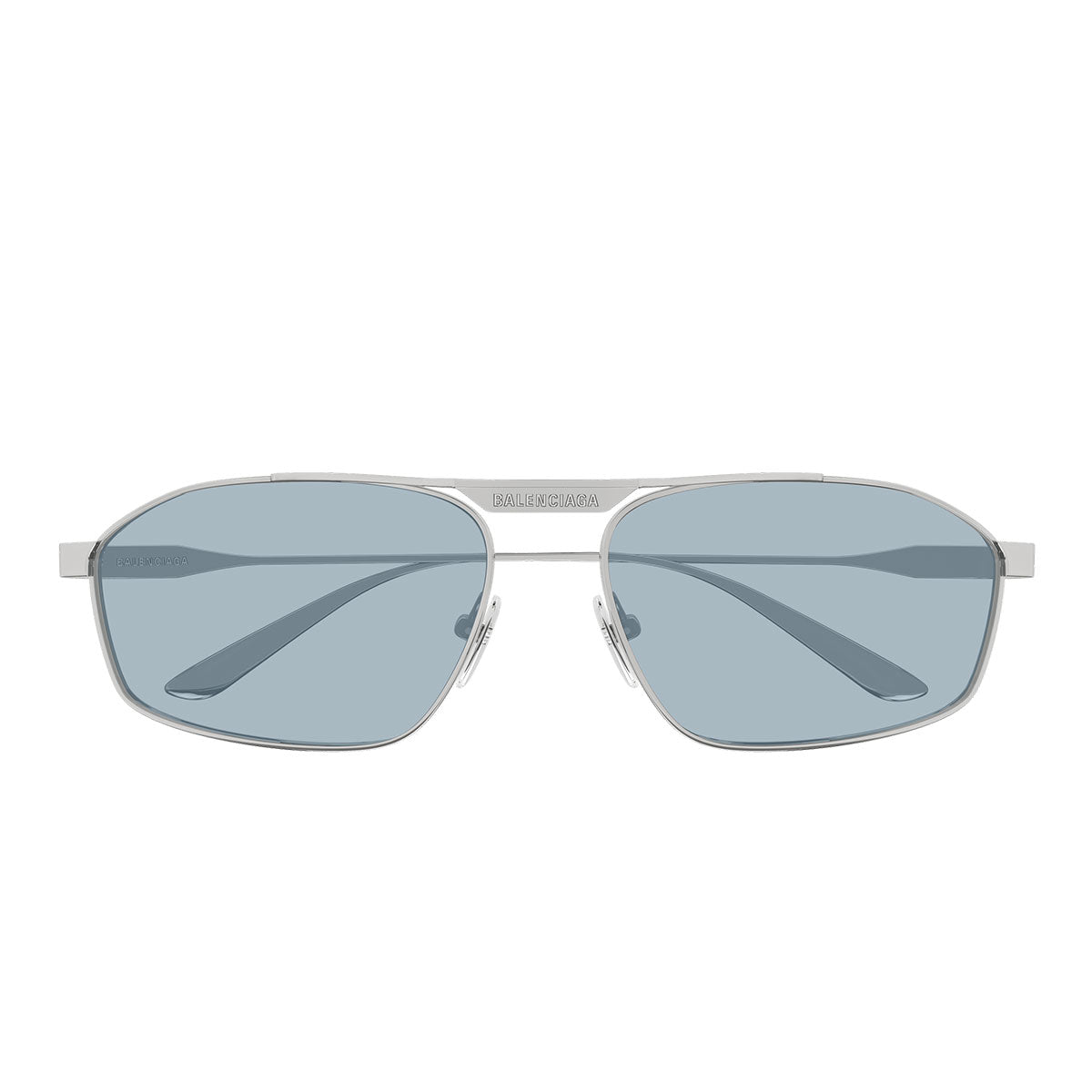 Balenciaga Occhiali da Sole BB0416S 005 Rutenio/Azzurro Uomo