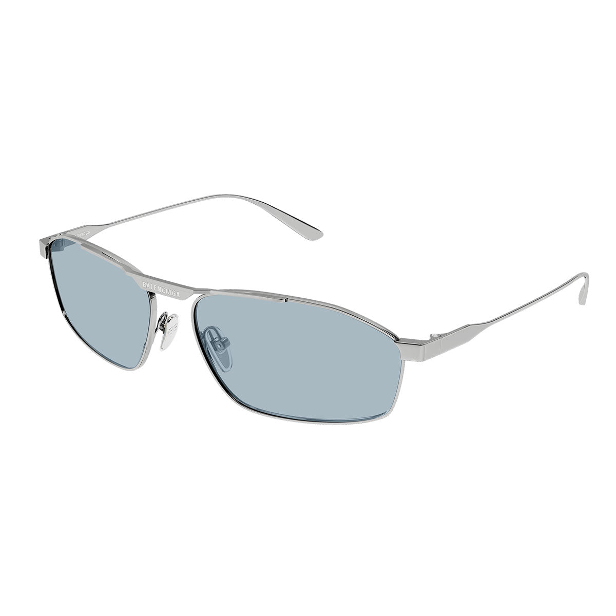 Balenciaga Occhiali da Sole BB0416S 005 Rutenio/Azzurro Uomo