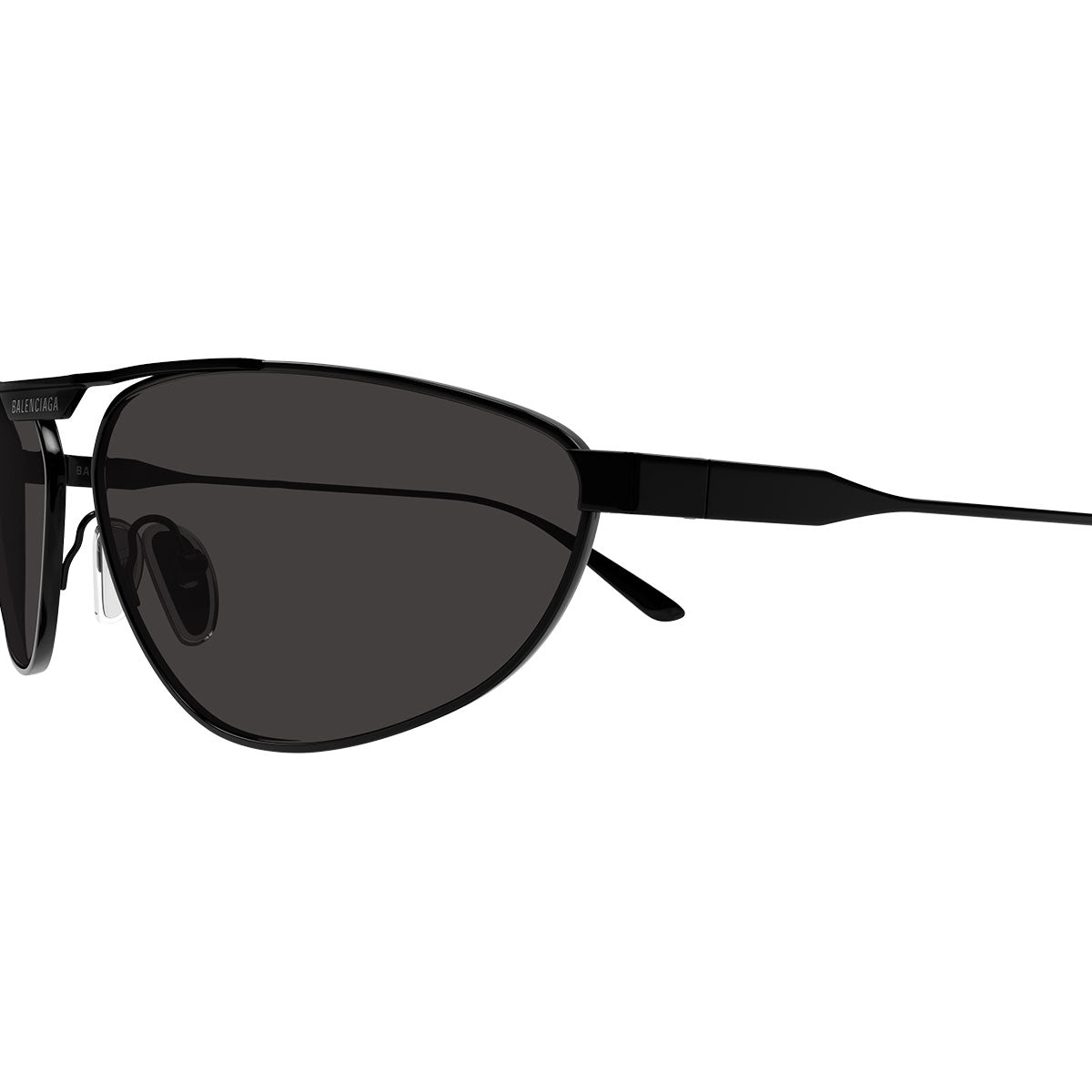 Balenciaga Occhiali da Sole BB0417S 001 Nero/Grigio Unisex