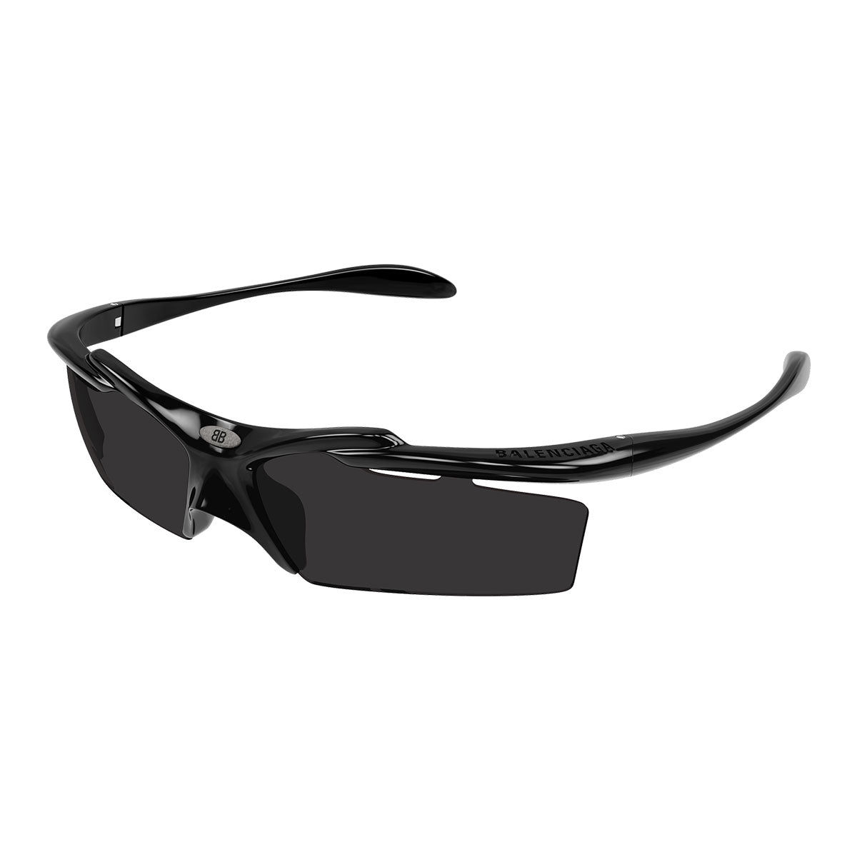 Balenciaga Occhiali da Sole BB0420S 001 Nero/Grigio Unisex