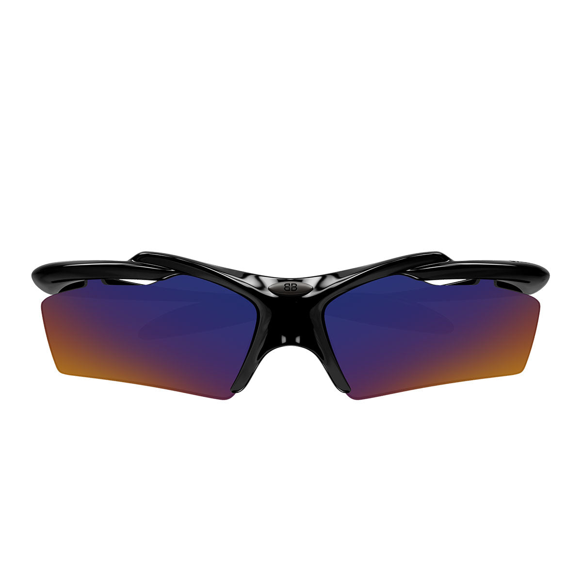 Balenciaga Occhiali da Sole BB0420S 002 Nero/Viola Unisex