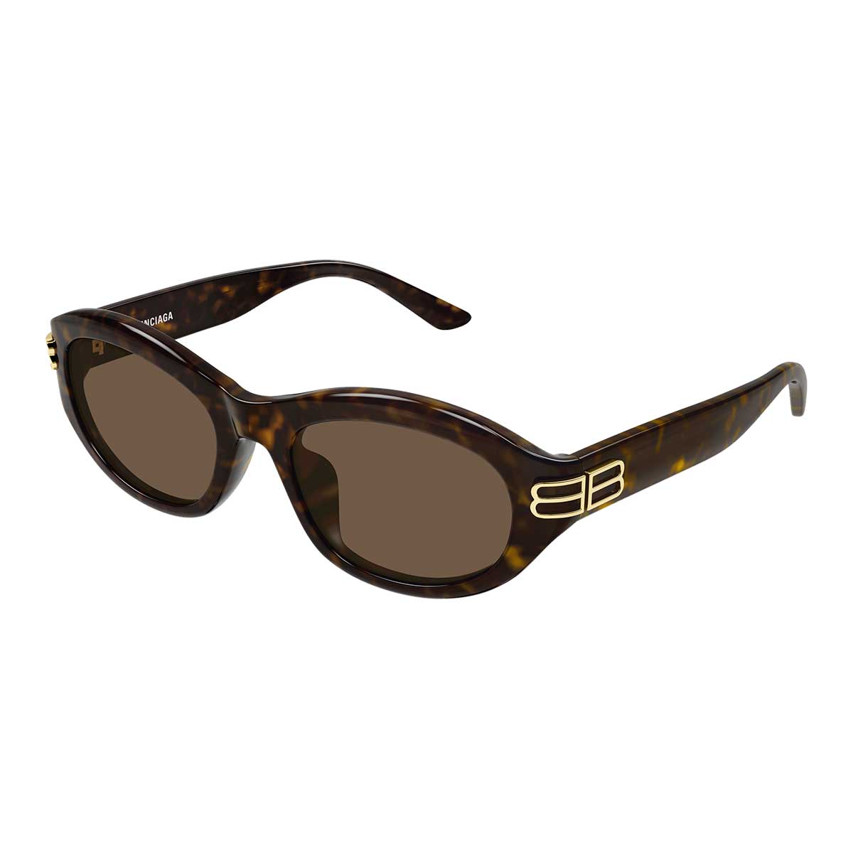 Balenciaga Occhiali da Sole BB0434SK 002 Marrone/Marrone Donna 2