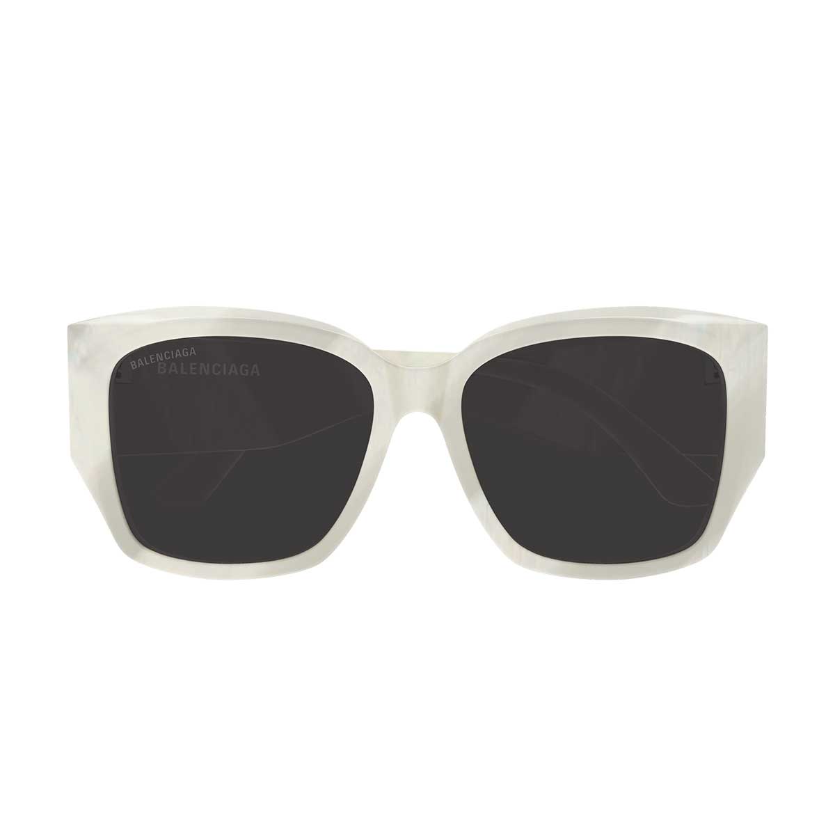 Balenciaga Occhiali da Sole BB0445SK 003 Avorio/Grigio Donna