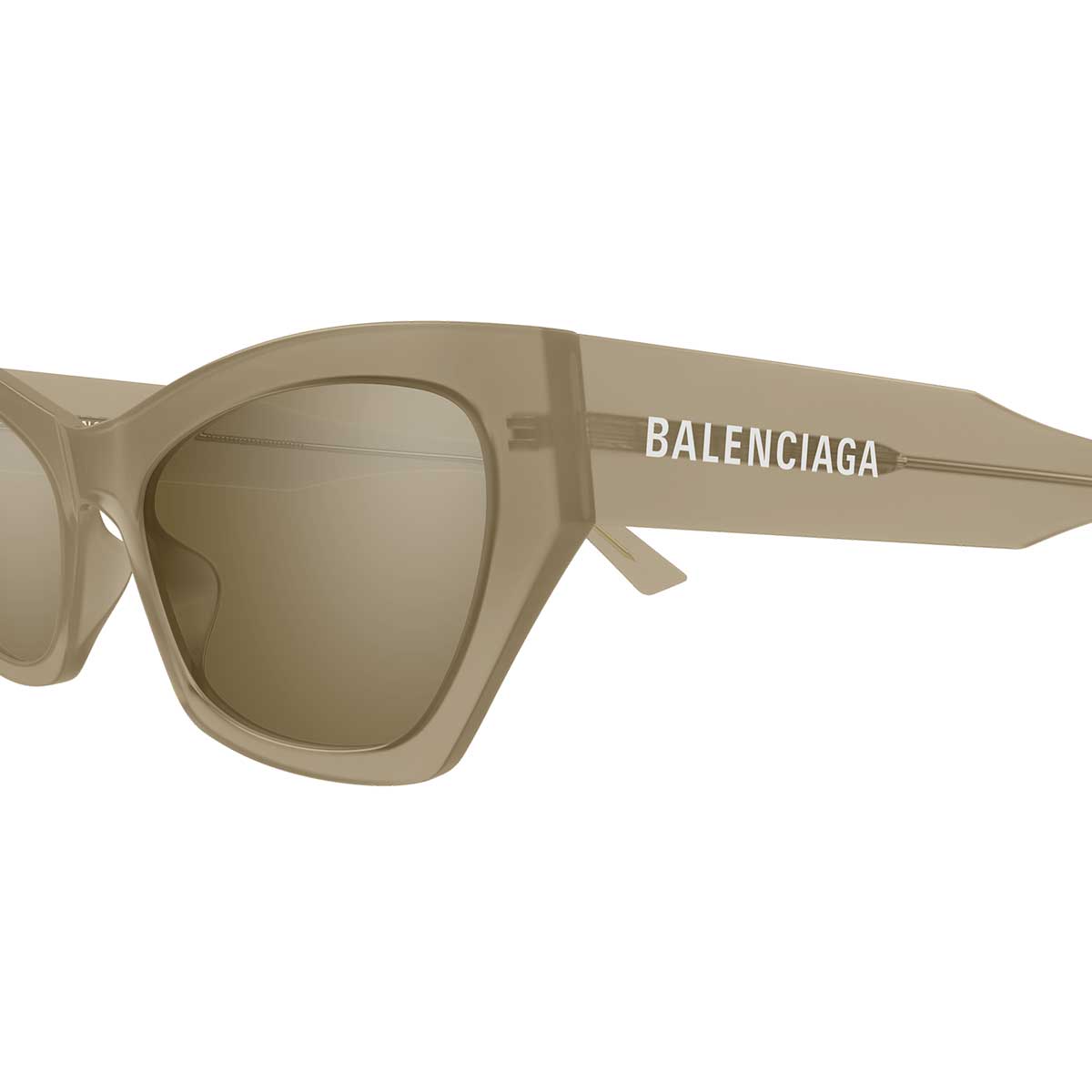 Balenciaga Occhiali da Sole BB0447S 004 Beige/Marrone Donna 3