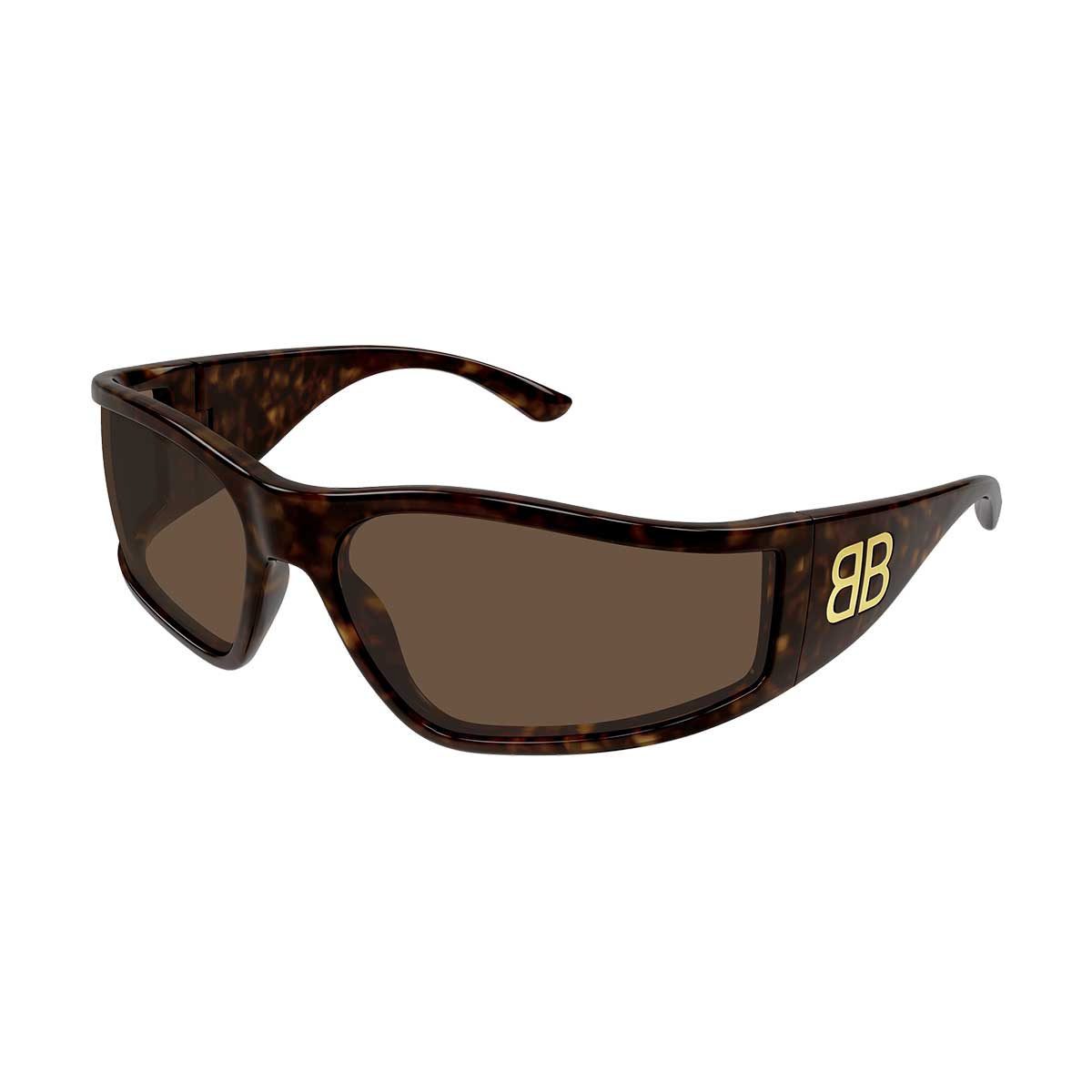Balenciaga Occhiali da Sole BB0457S 003 Marrone/Marrone Unisex 2
