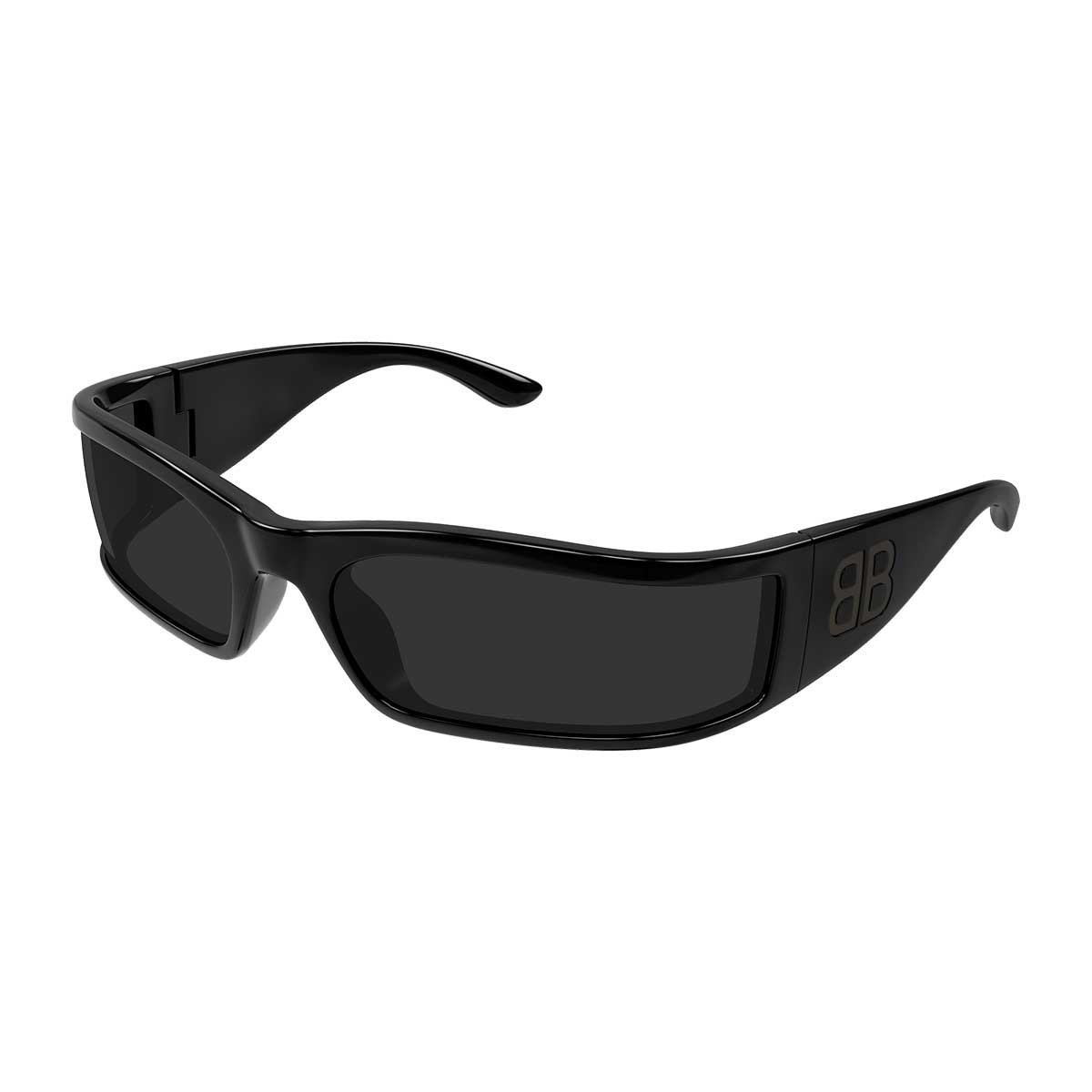 Balenciaga Occhiali da Sole BB0458S 002 Nero/Grigio Unisex 2