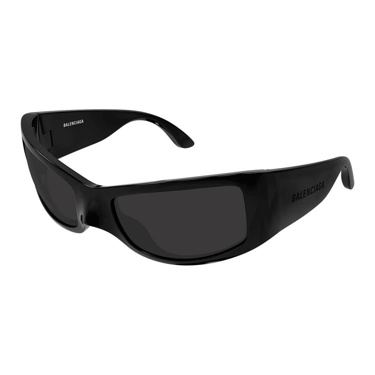 Balenciaga Occhiali da Sole BB0461S 001 Nero/Grigio Unisex 2
