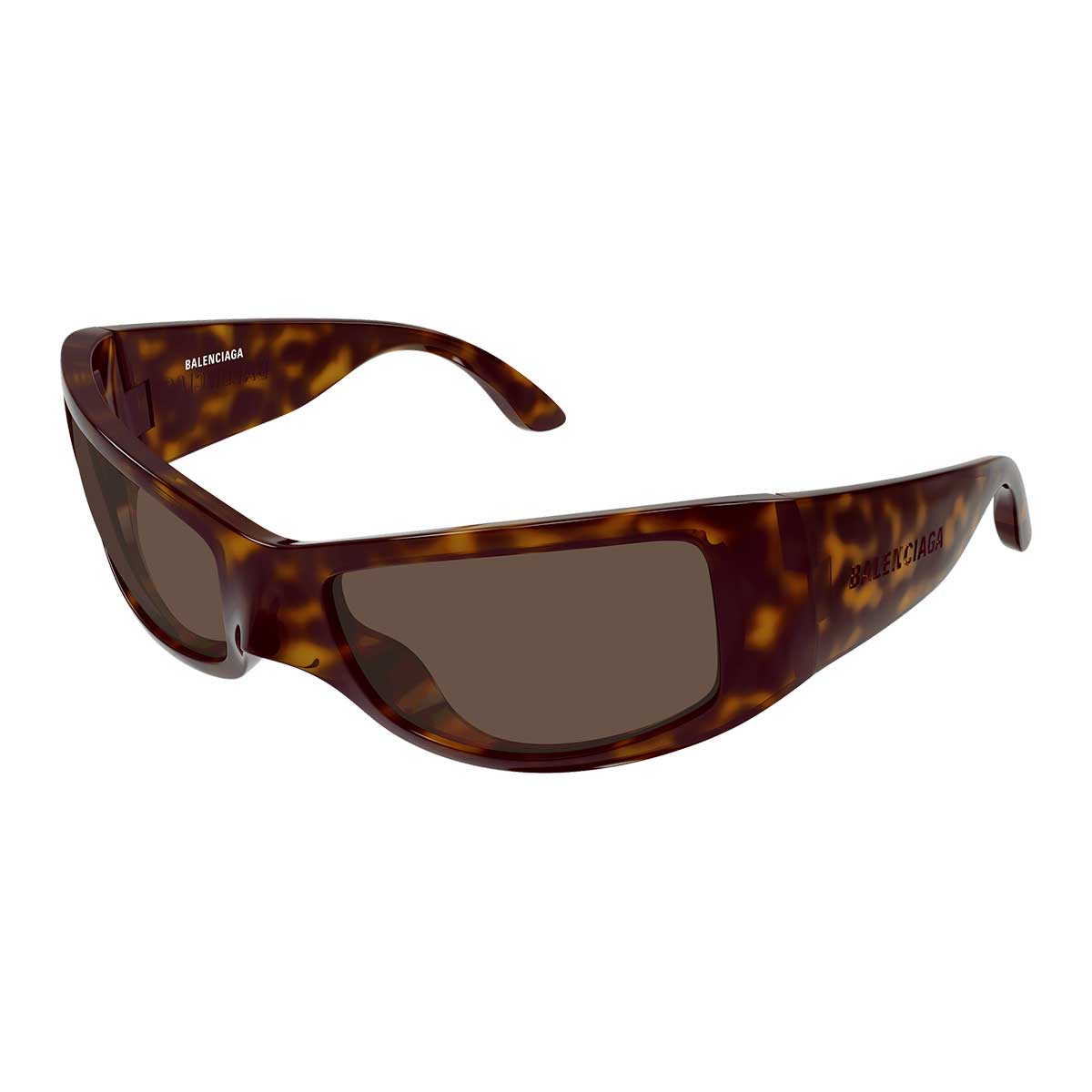 Balenciaga Occhiali da Sole BB0461S 003 Marrone/Marrone Unisex 2
