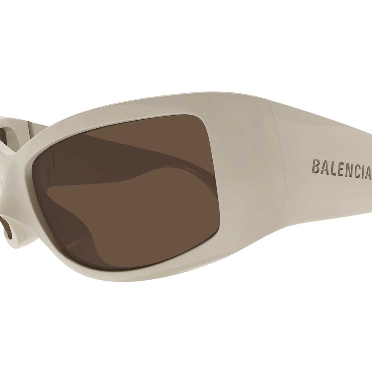 Balenciaga Occhiali da Sole BB0461S 005 Avorio/Marrone Unisex 3