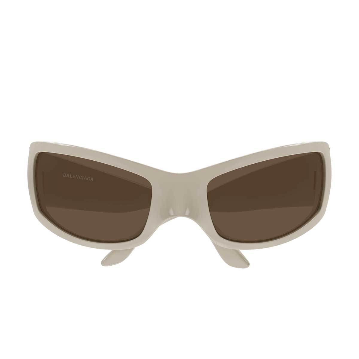 Balenciaga Occhiali da Sole BB0461S 005 Avorio/Marrone Unisex