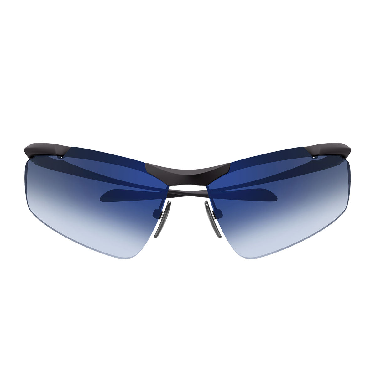 Balenciaga Occhiali da Sole BB0462S 003 Rutenio/Blu Unisex