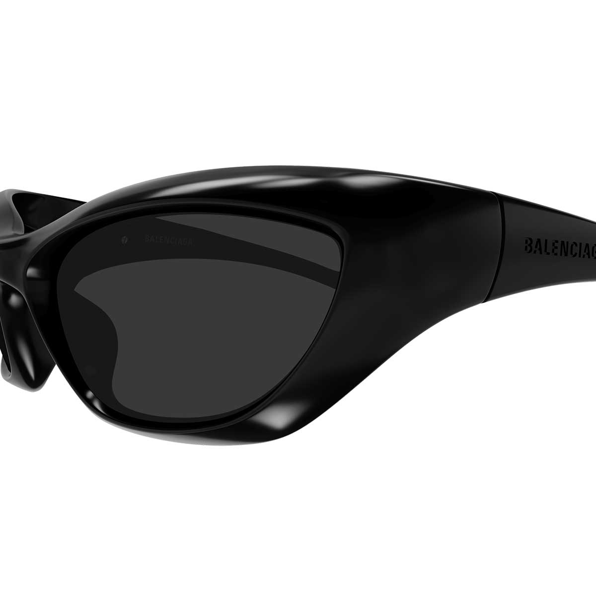 Balenciaga Occhiali da Sole BB0463S 001 Nero/Grigio Unisex
