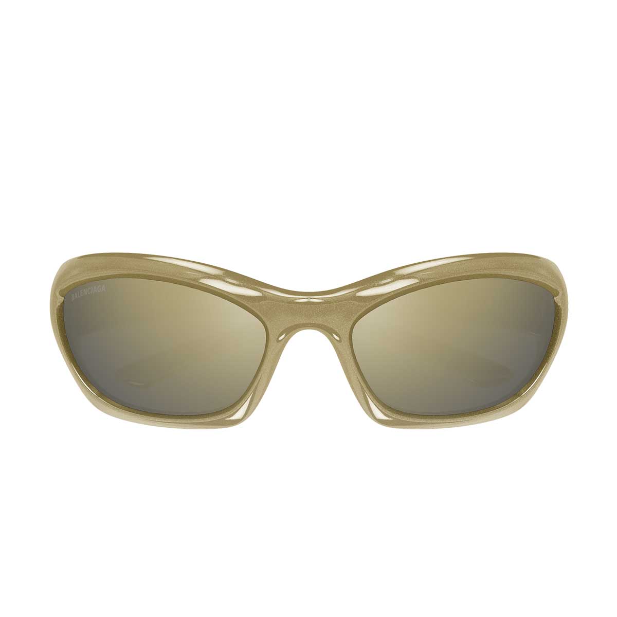Balenciaga Occhiali da Sole BB0463S 002 Verde/Bronzo Unisex