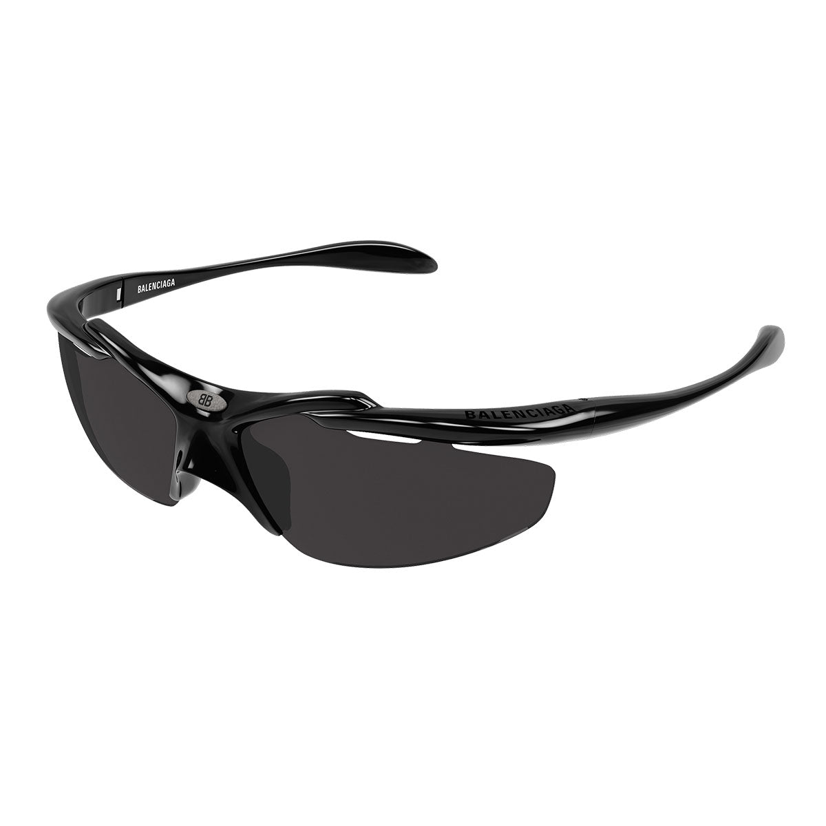 Balenciaga Occhiali da Sole BB0464S 001 Nero/Grigio Unisex