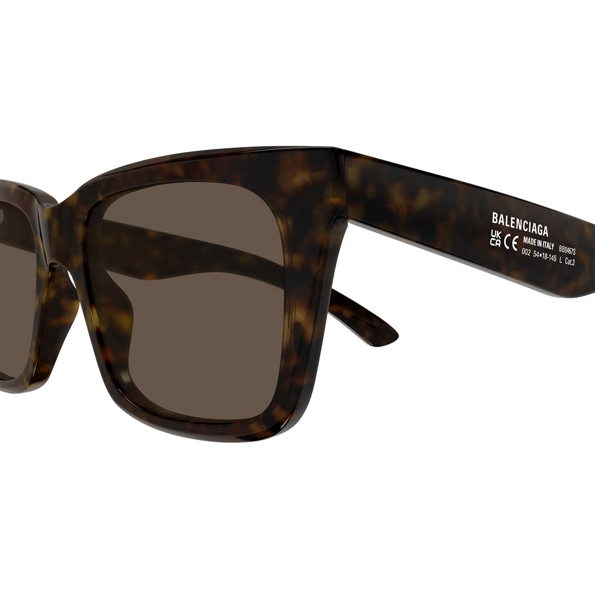 Balenciaga Occhiali da Sole BB0467S 002 Marrone/Marrone Uomo 3