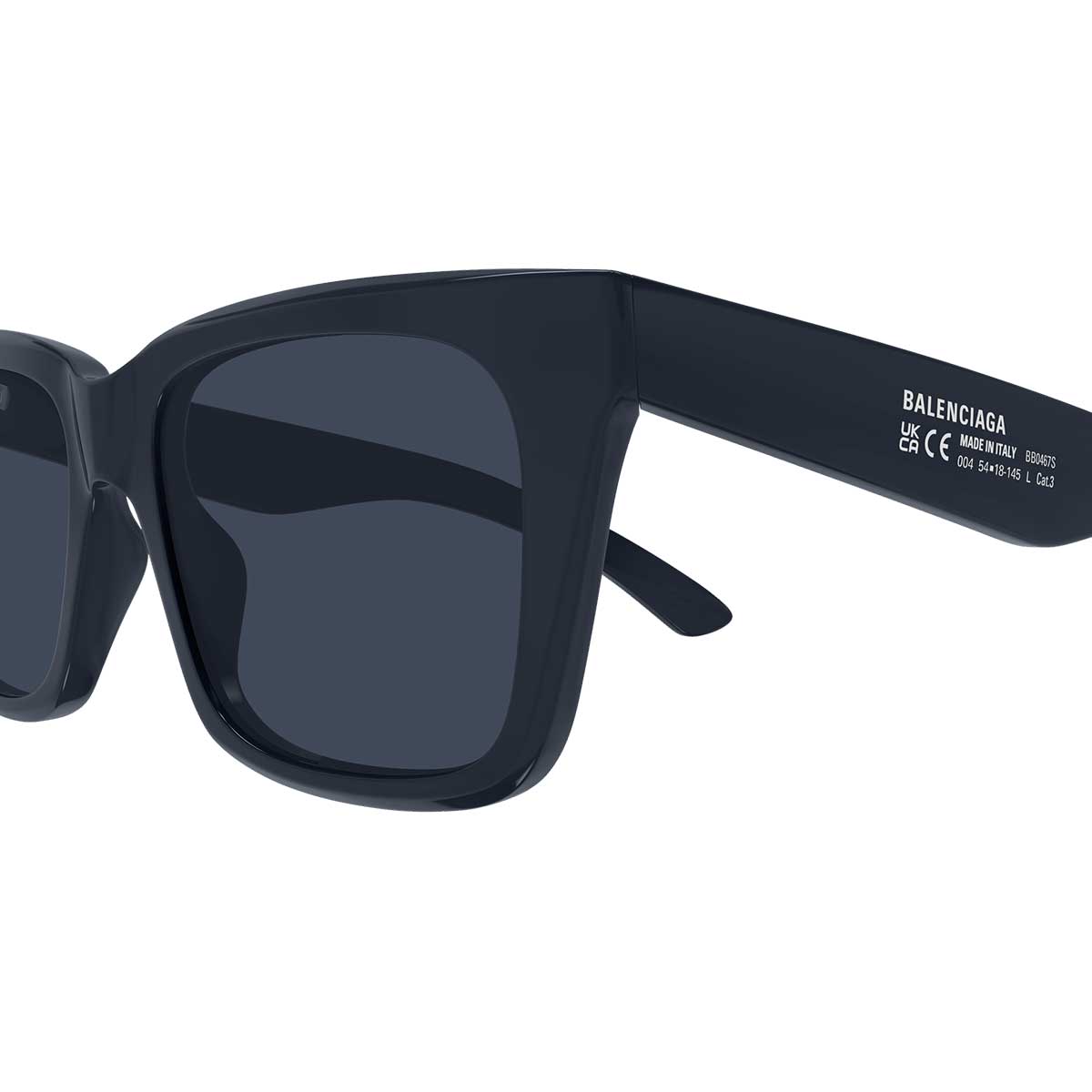 Balenciaga Occhiali da Sole BB0467S 004 Blu/Blu Uomo 3