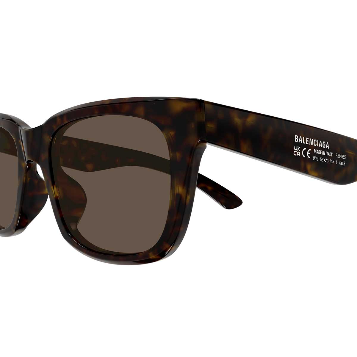 Balenciaga Occhiali da Sole BB0468S 002 Marrone/Marrone Uomo 3