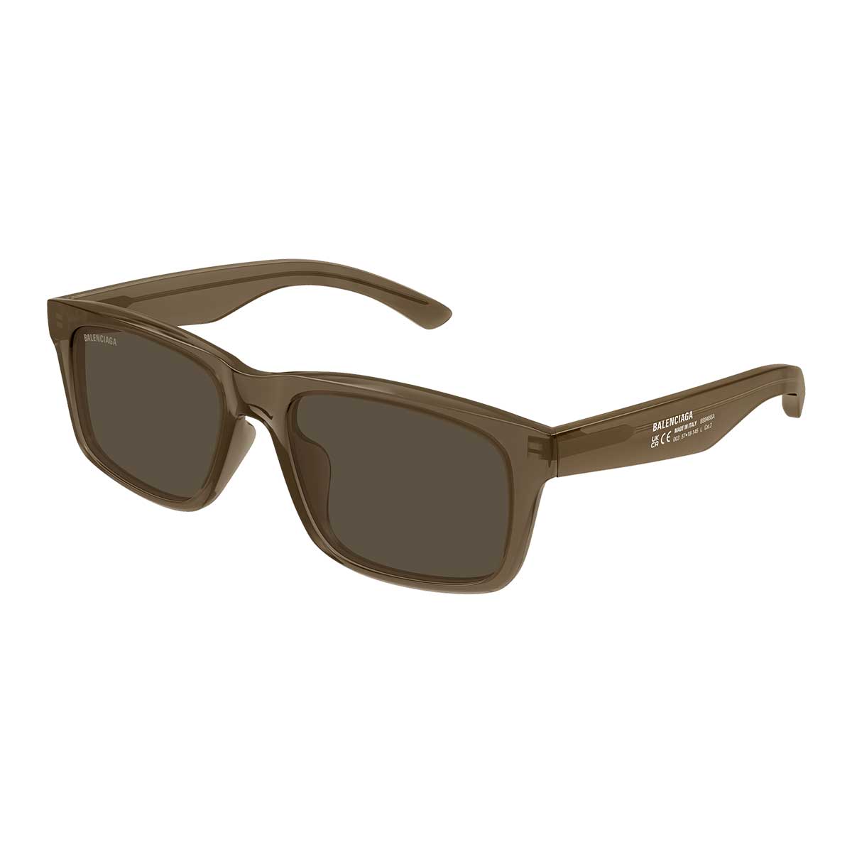 Balenciaga Occhiali da Sole BB0469SA 003 Marrone/Marrone Uomo 2