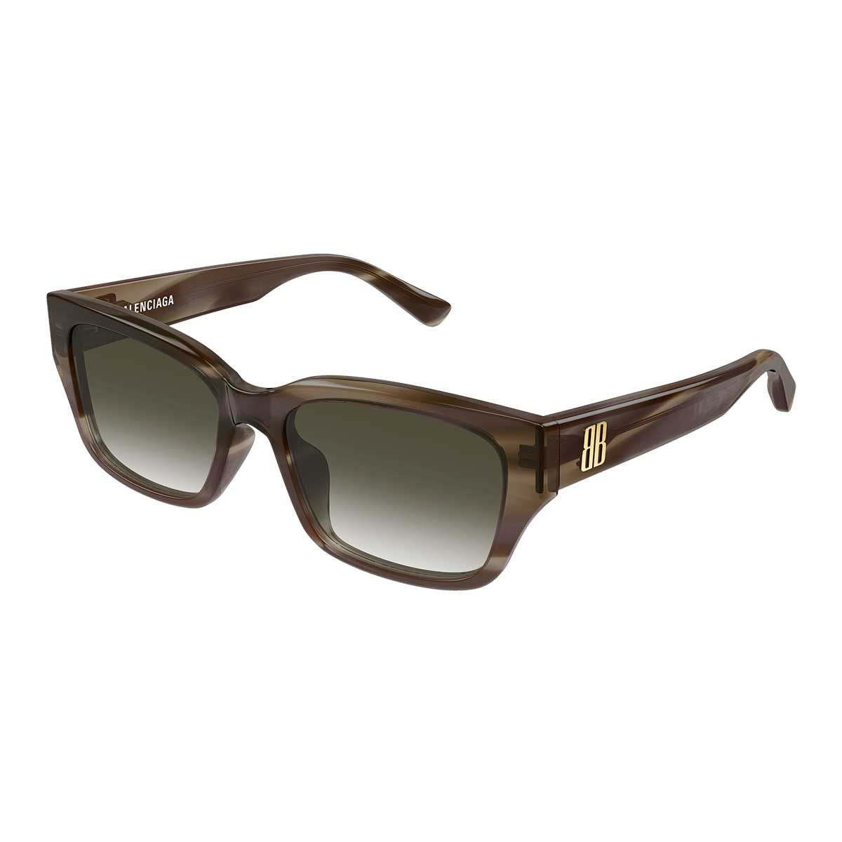 Balenciaga Occhiali da Sole BB0480SK 003 Marrone/Marrone Unisex 2
