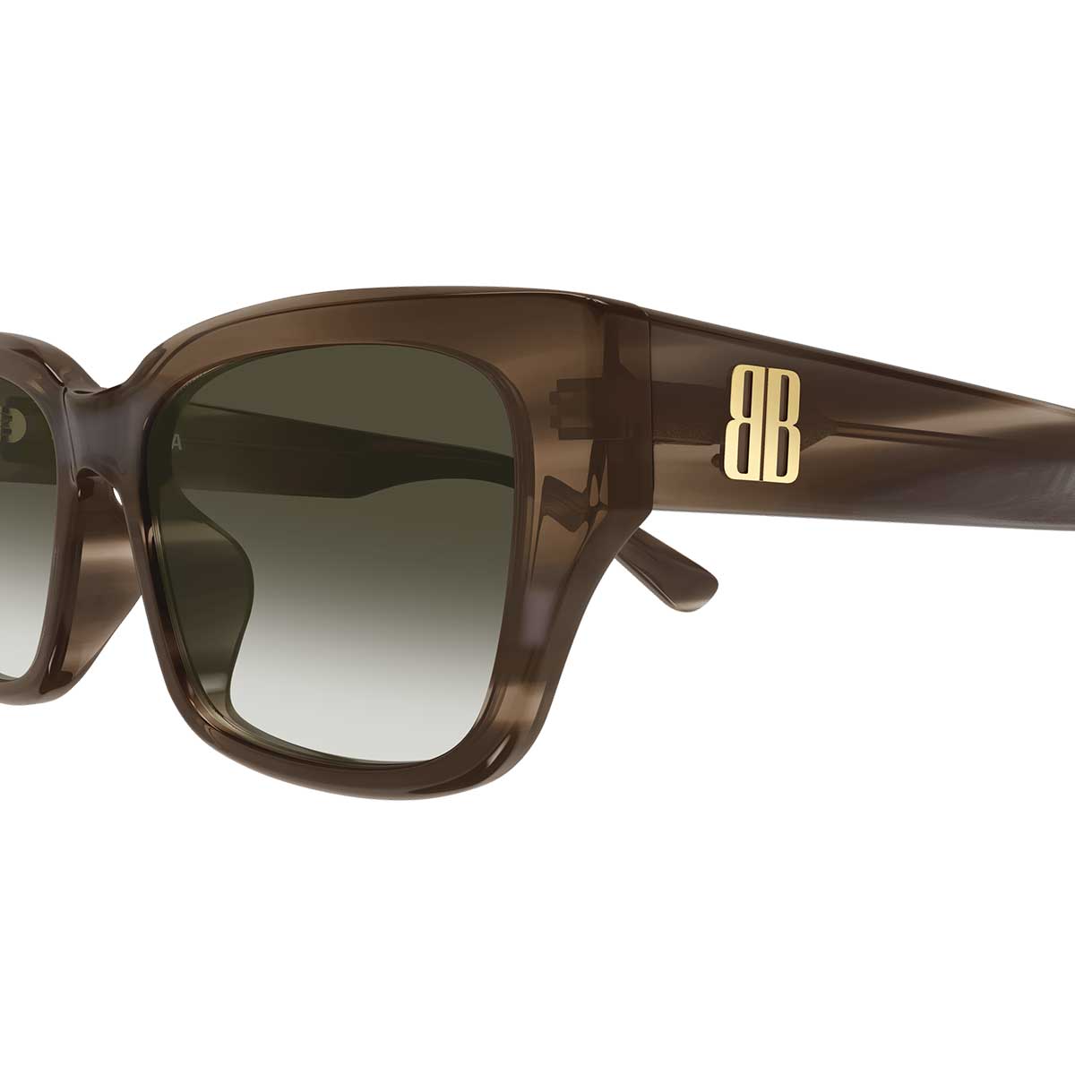 Balenciaga Occhiali da Sole BB0480SK 003 Marrone/Marrone Unisex 3