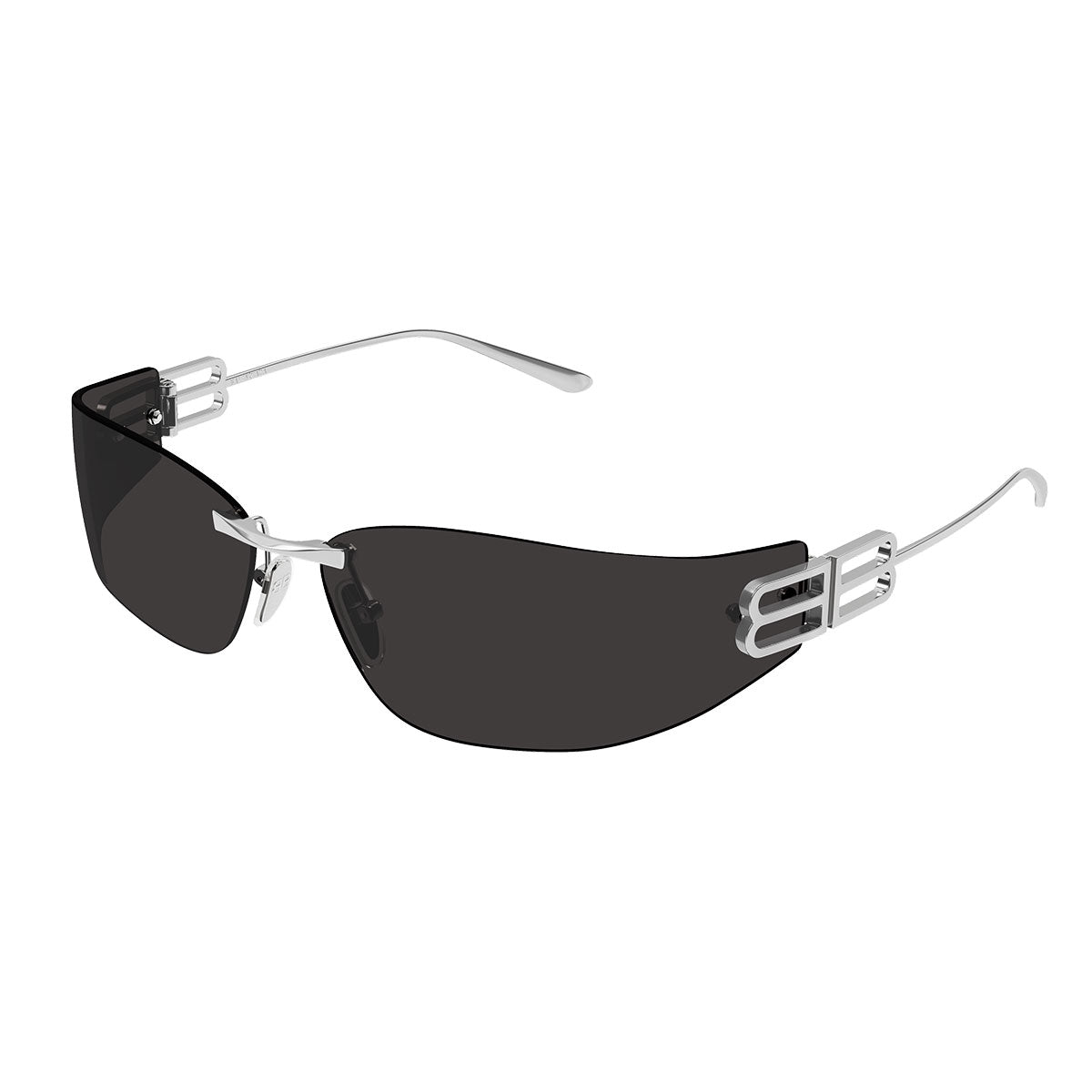 Balenciaga Occhiali da Sole BB0484S 002 Rutenio/Grigio Donna