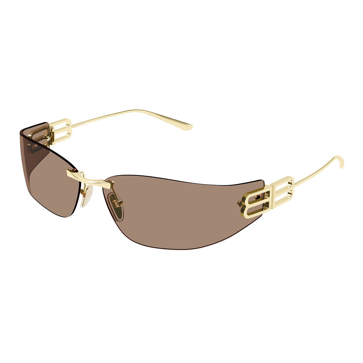 Balenciaga Occhiali da Sole BB0484S 004 Oro/Marrone Donna