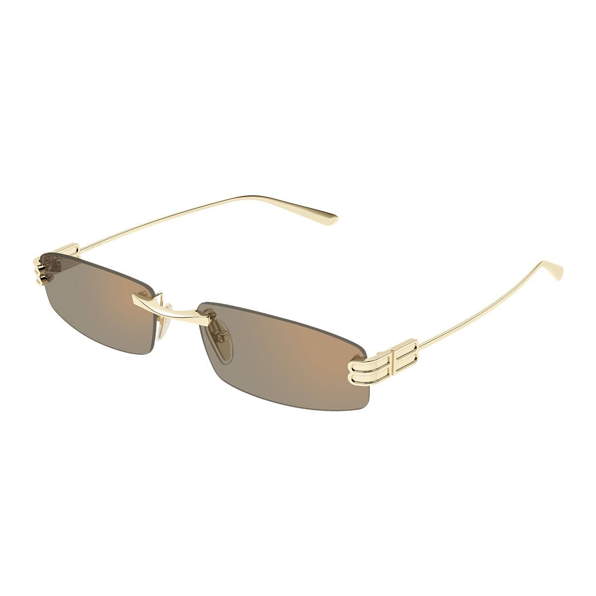 Balenciaga Occhiali da Sole BB0488S 003 Oro/Rosa Uomo