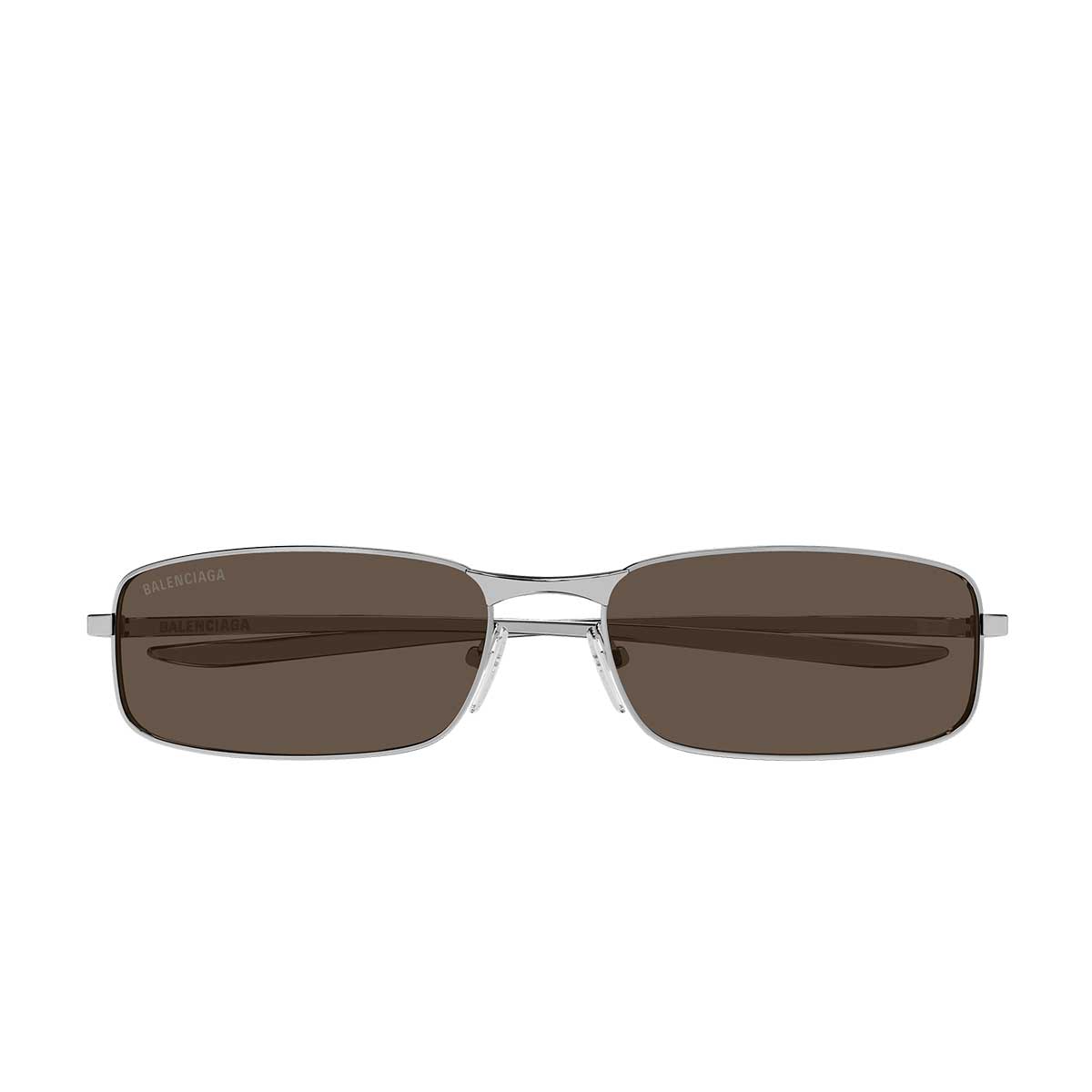 Balenciaga Occhiali da Sole BB0493S 002 Rutenio/Marrone Uomo