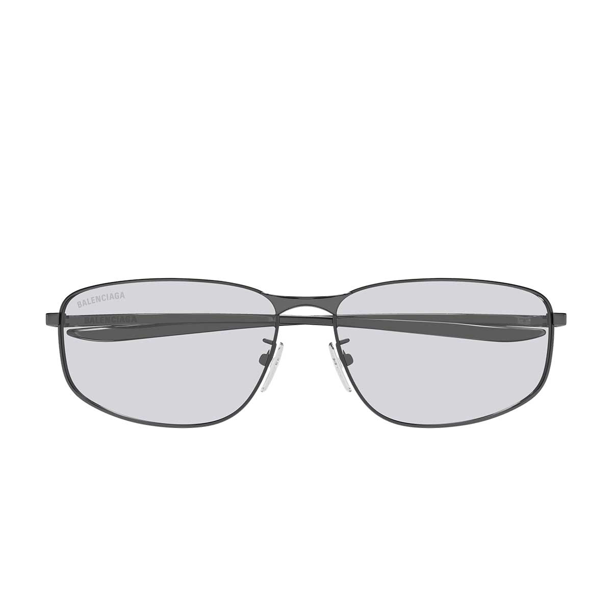Balenciaga Occhiali da Sole BB0494SA 004 Rutenio/Grigio Uomo