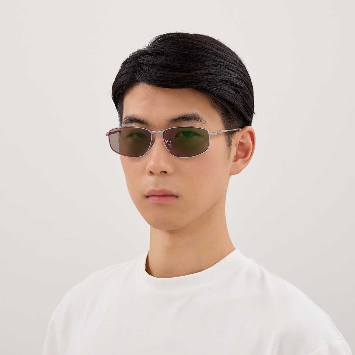 Balenciaga Occhiali da Sole BB0494SA 005 Multicolor/Verde Uomo 4