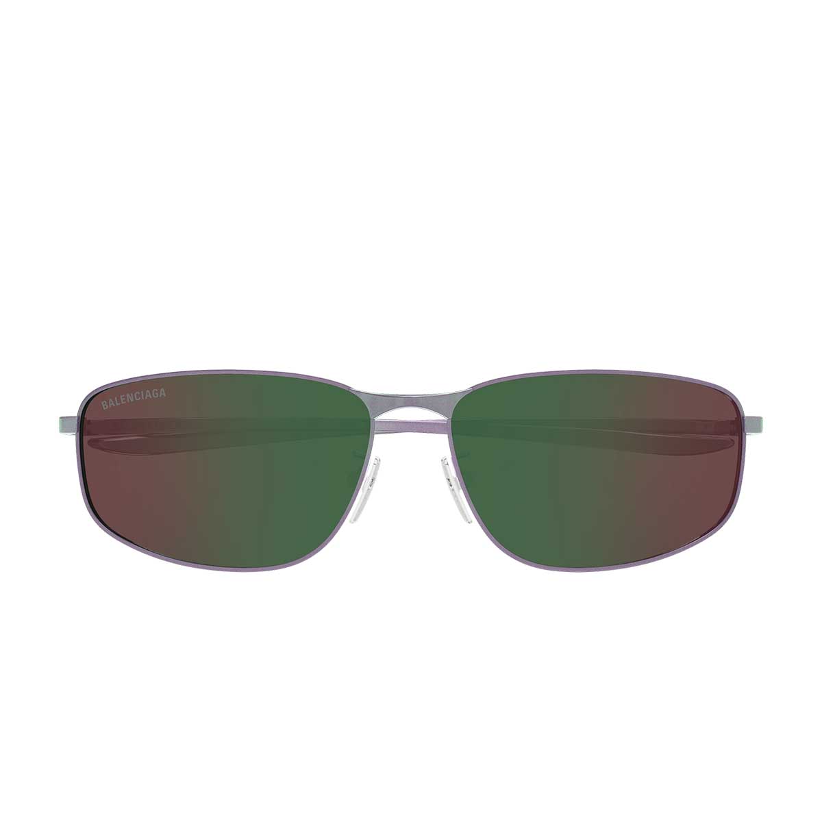 Balenciaga Occhiali da Sole BB0494SA 005 Multicolor/Verde Uomo