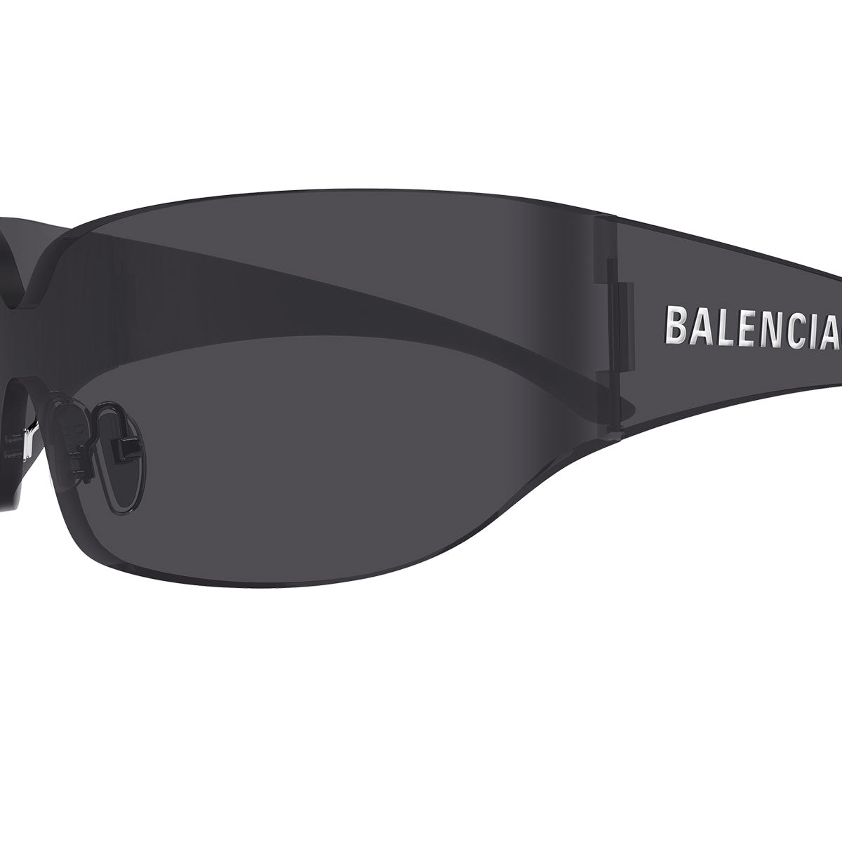 Balenciaga Occhiali da Sole BB0421S 001 Grigio/Grigio Unisex