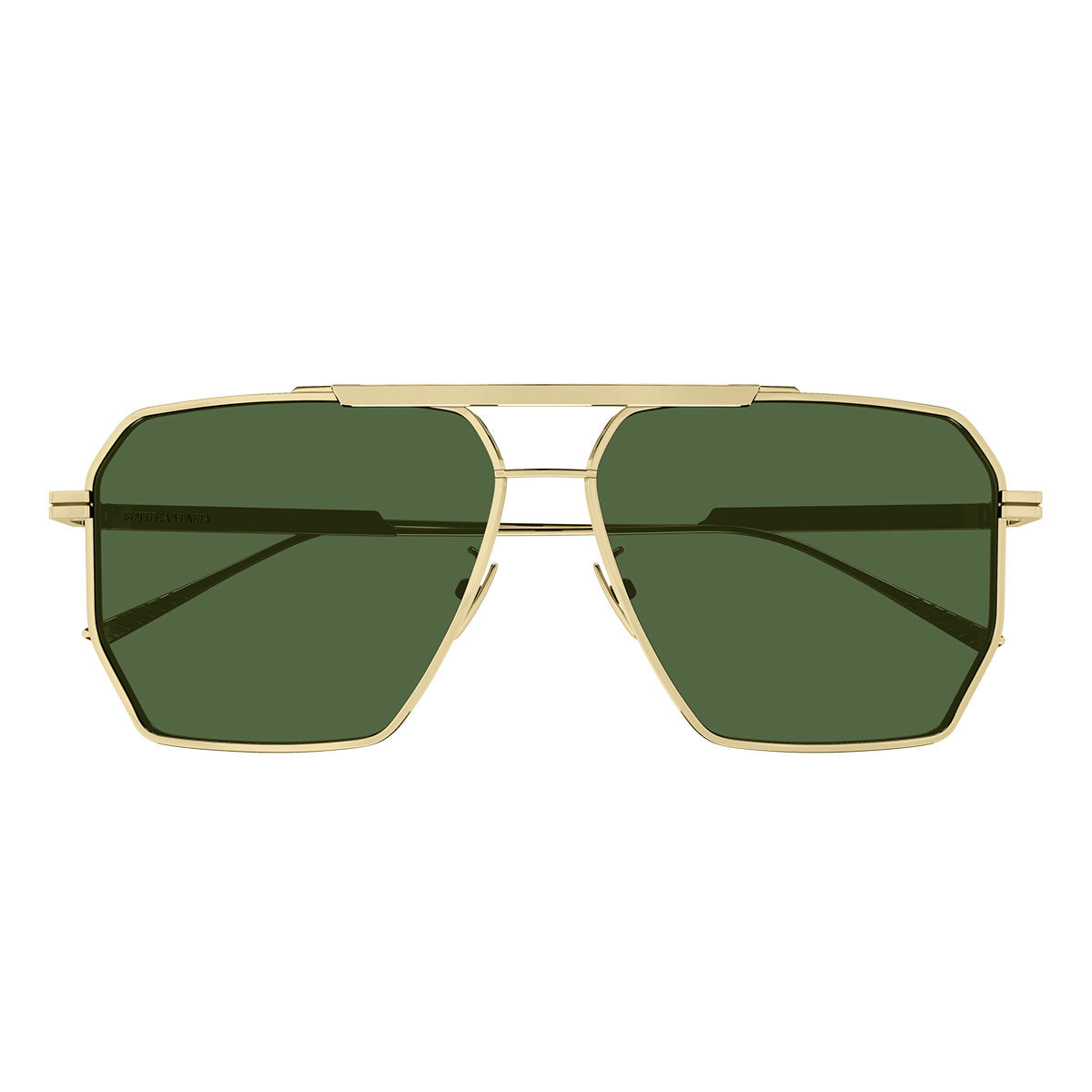 Bottega Veneta Occhiali da Sole BV1012S 004 Oro/Verde Uomo