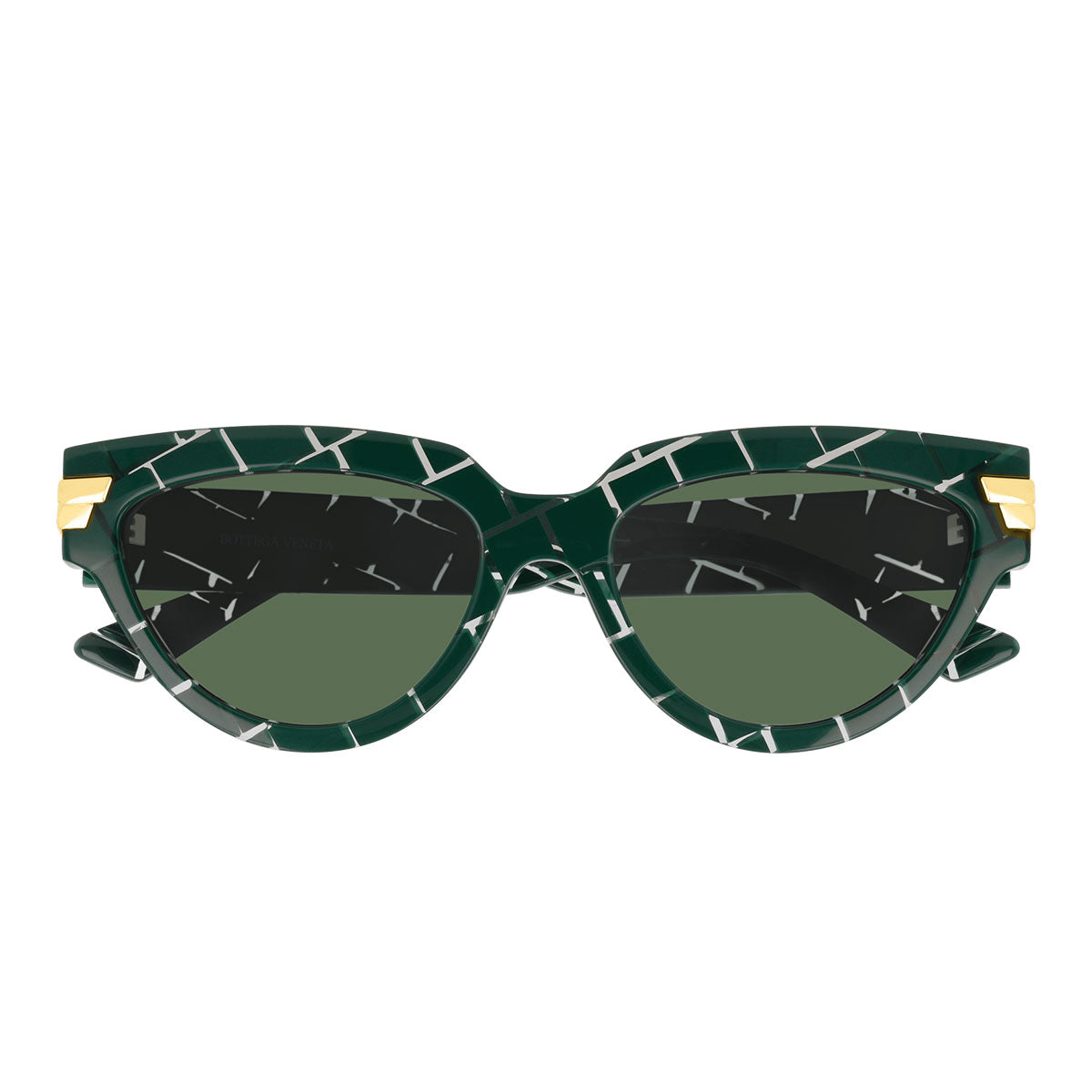 Bottega Veneta Occhiali da Sole BV1035S 004 Verde/Verde Donna