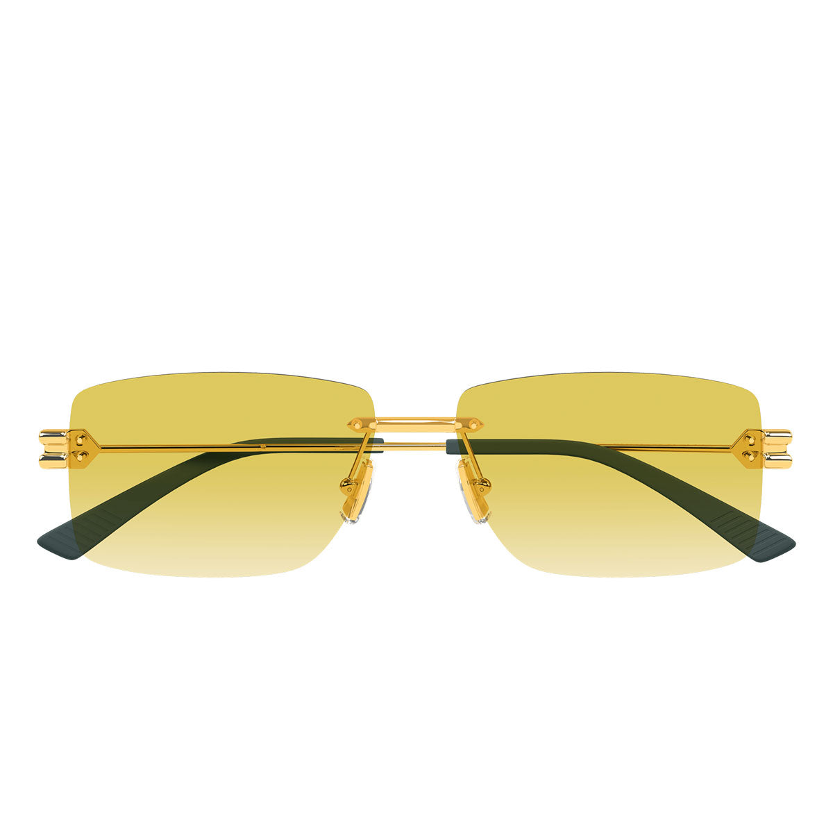 Bottega Veneta Occhiali da Sole BV1126S 006 Oro/Giallo Uomo