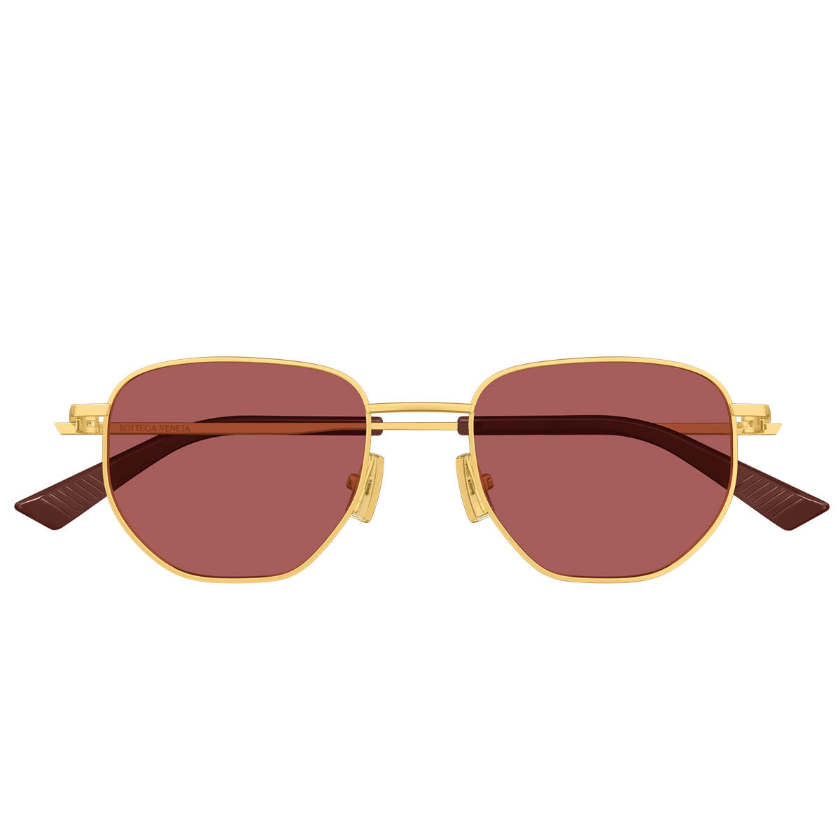 Bottega Veneta Occhiali da Sole BV1301S 006 Oro/Marrone Unisex