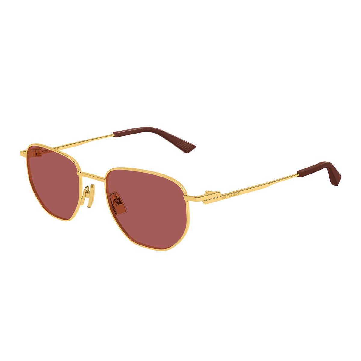 Bottega Veneta Occhiali da Sole BV1301S 006 Oro/Marrone Unisex