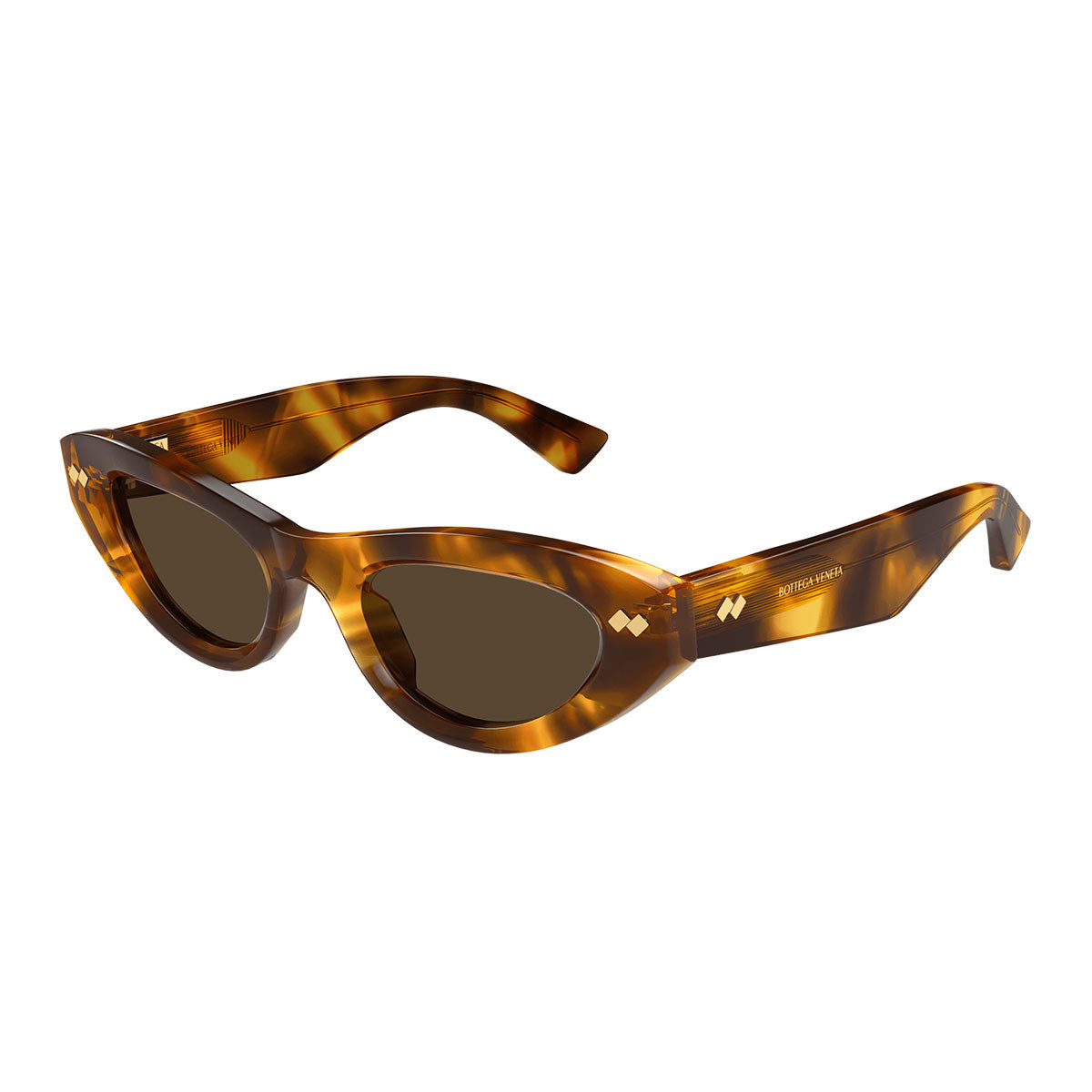 Bottega Veneta Occhiali da Sole BV1350S 002 Marrone/Marrone Donna