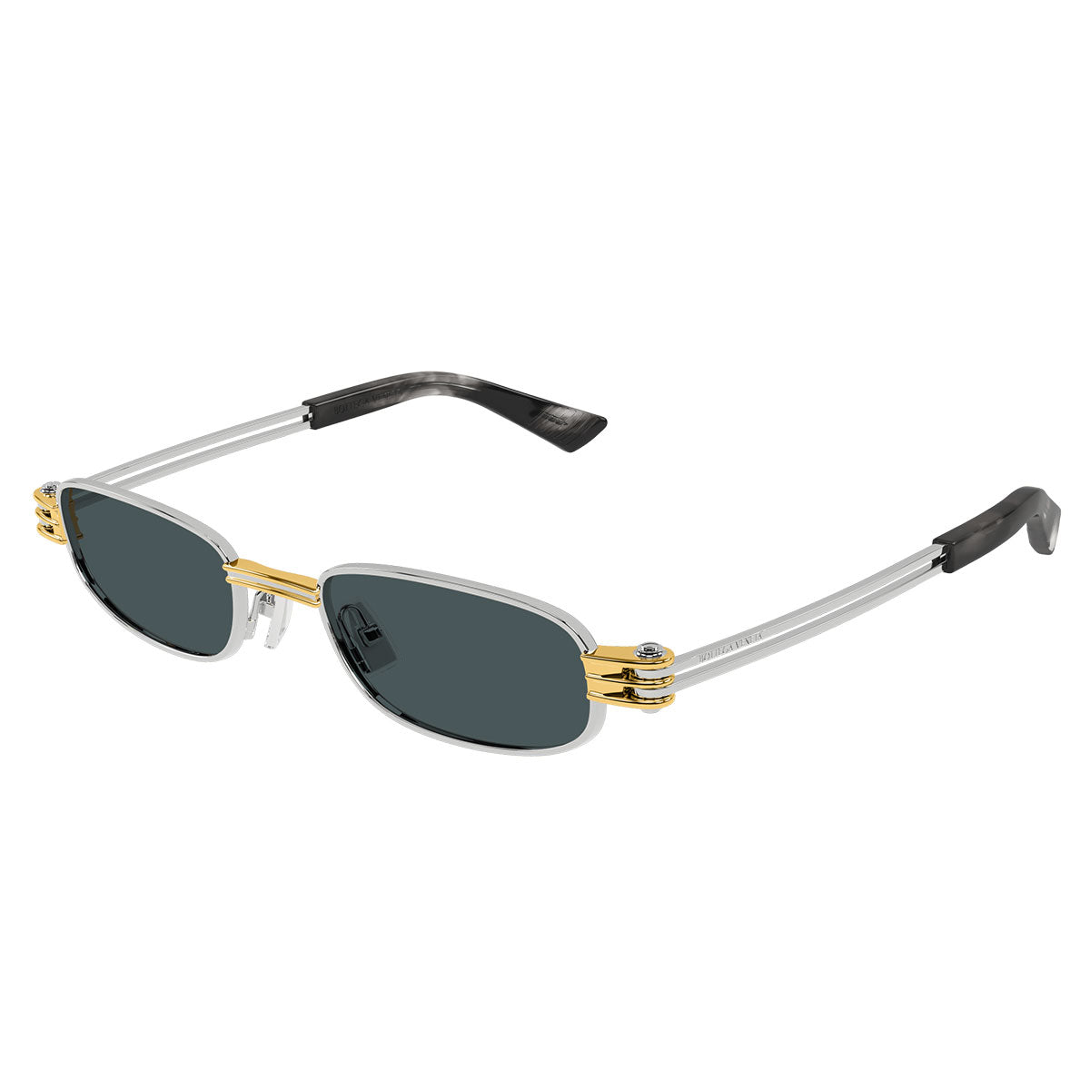 Bottega Veneta Occhiali da Sole BV1381S 003 Argento/Blu Unisex