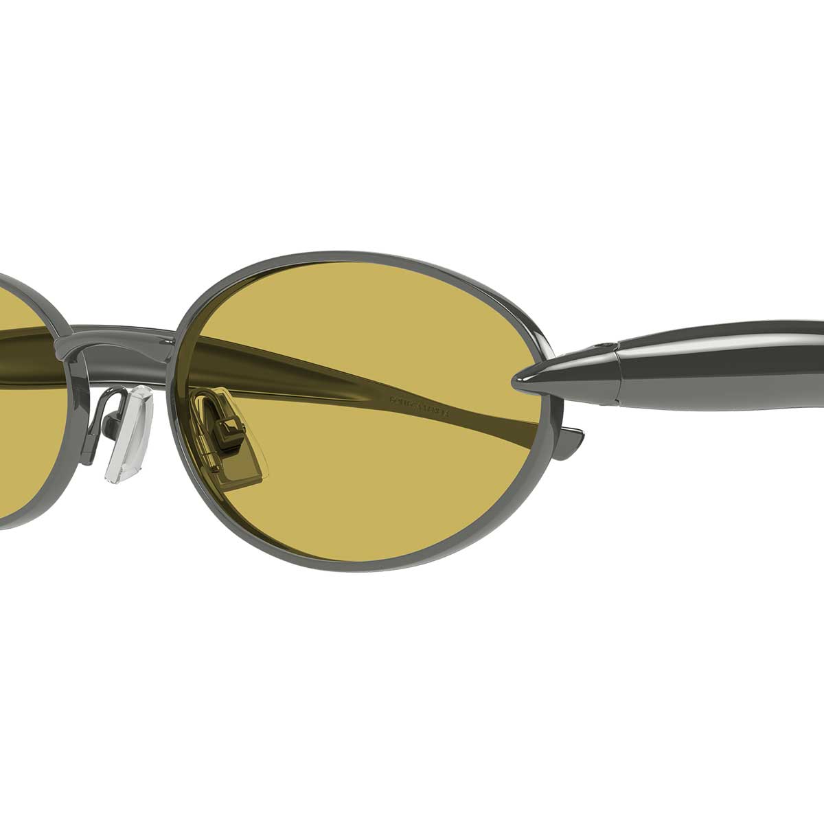 Bottega Veneta Occhiali da Sole BV1386S 002 Rutenio/Giallo Unisex