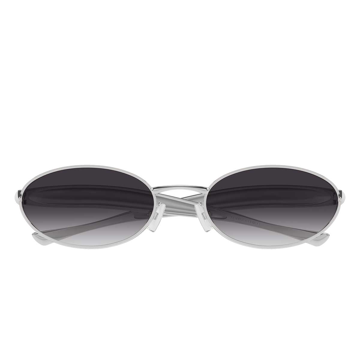 Bottega Veneta Occhiali da Sole BV1386S 003 Argento/Grigio Unisex